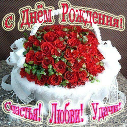 Открытка «День рождения» №737