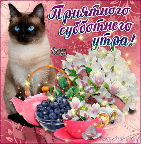 Открытка «Суббота» №1624