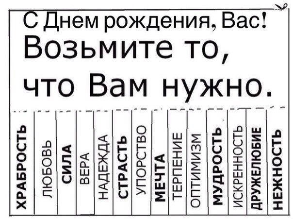 Открытка «День рождения» №744