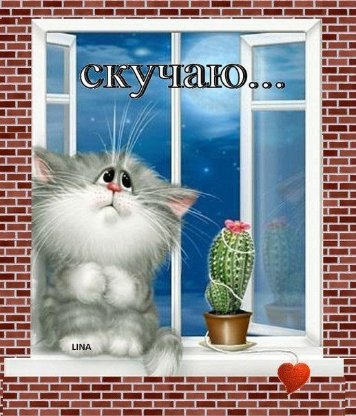 Открытка «Скучаю» №2411