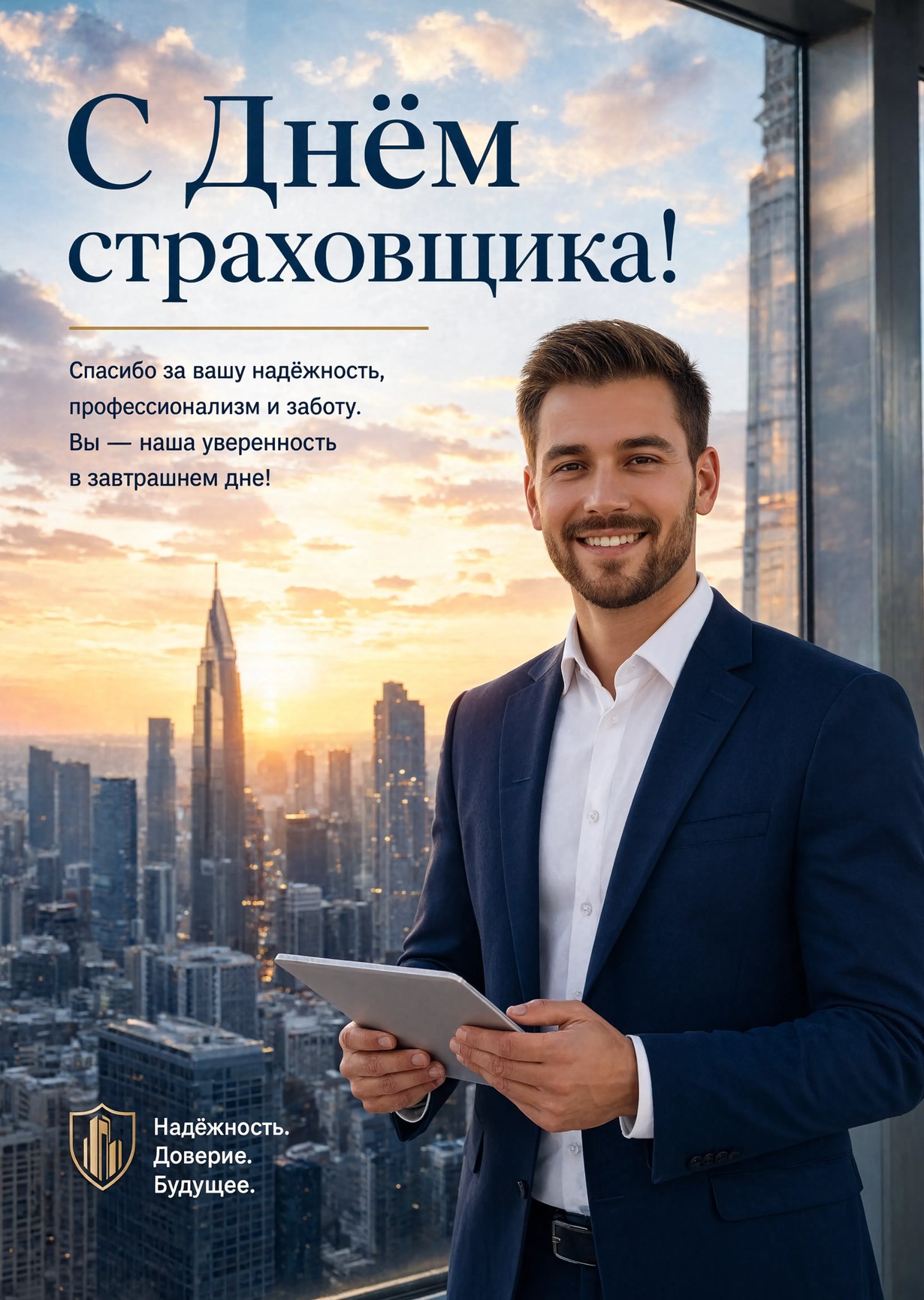 Открытка «День страховщика» №8230