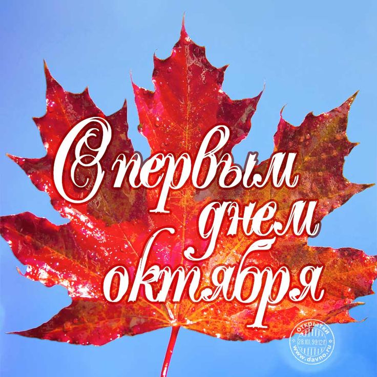 Открытка «Октябрь» №8260