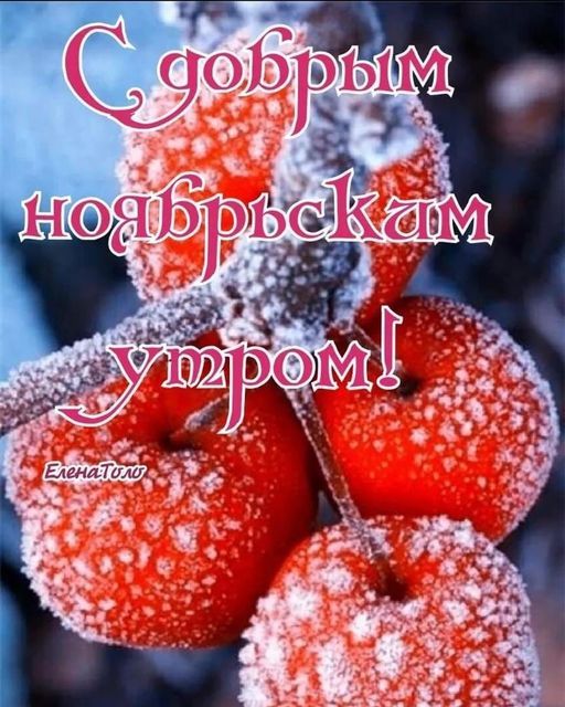 Открытка «Ноябрь» №8553