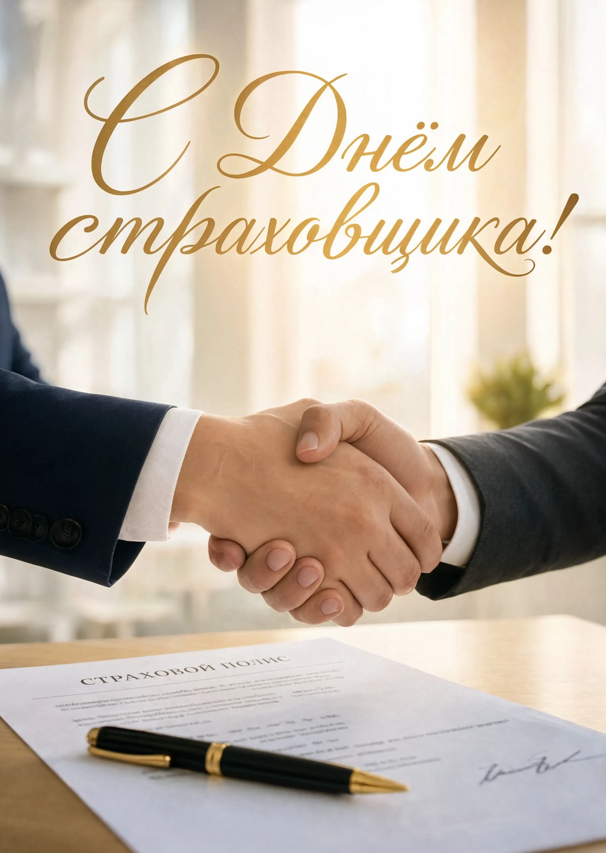 Открытка «День страховщика» №8231