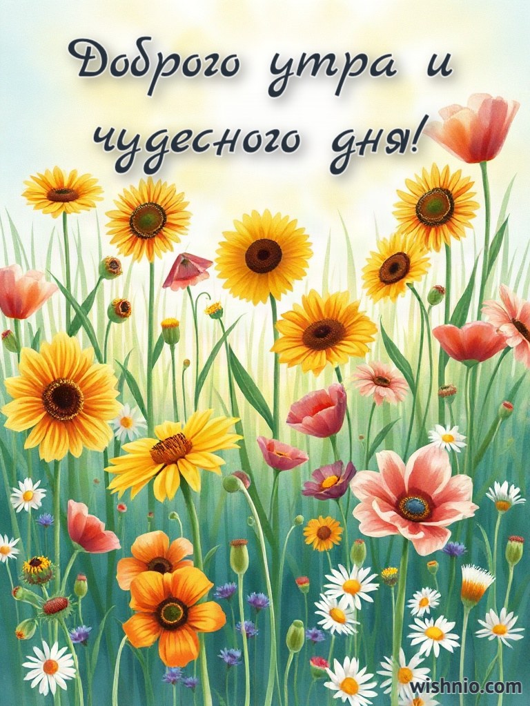Утренние цветы