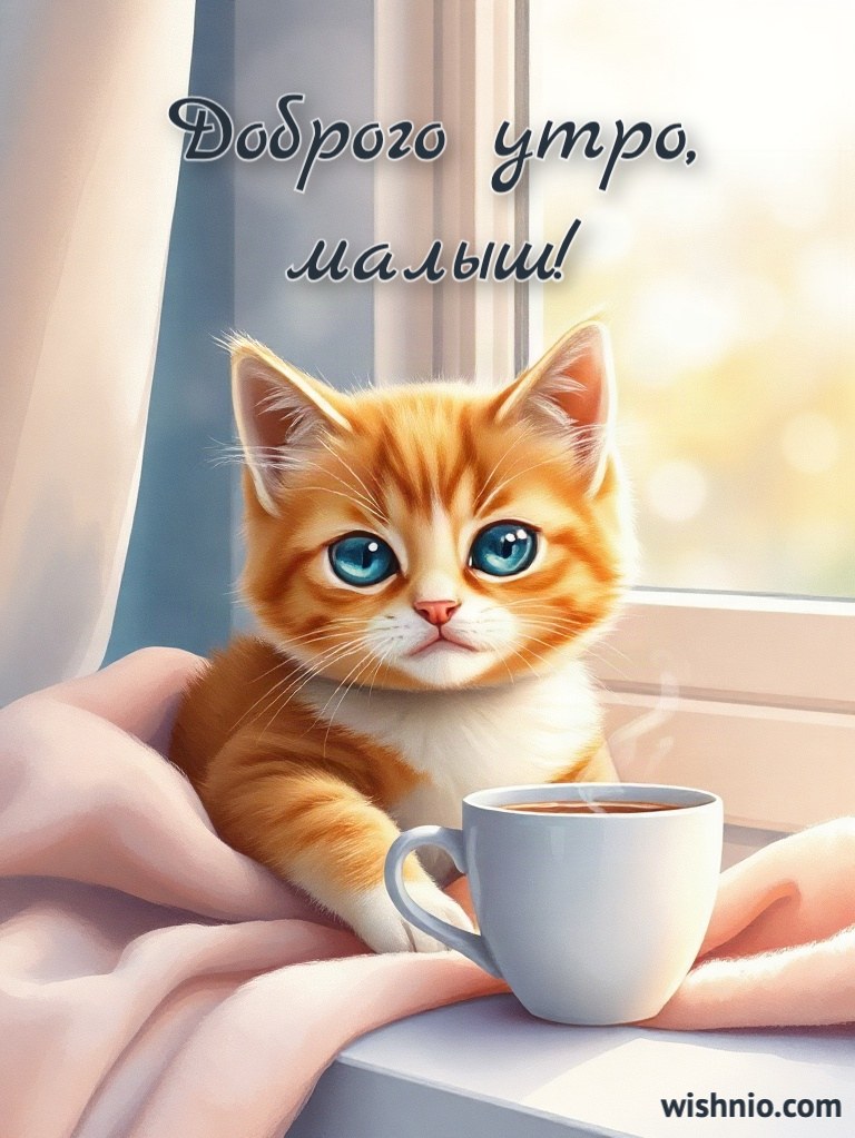 Утренний котенок